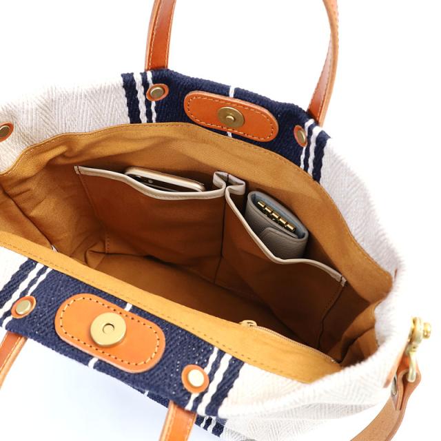 シーガルシップ レーヨンリネンヘリンボーン帆布 2WAYトートバッグ smak704