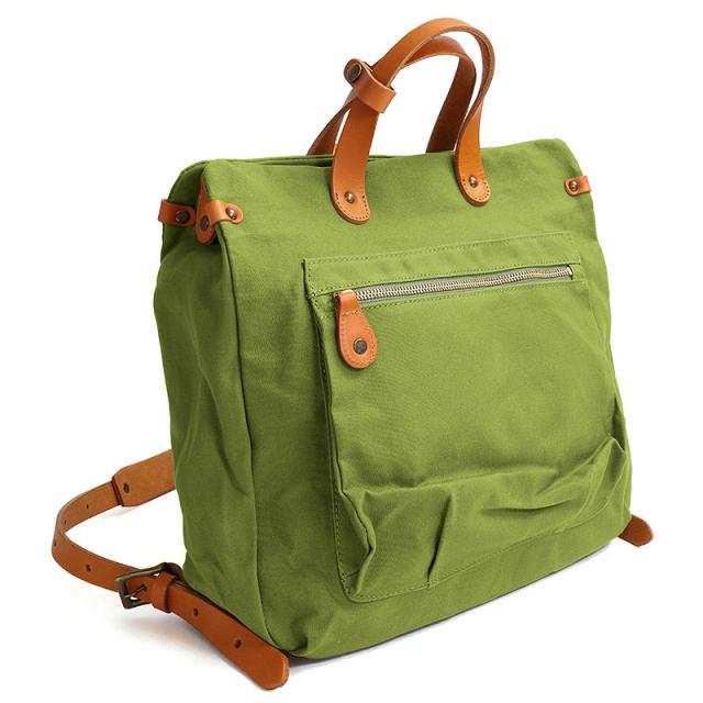 シーガルシップ 2Wayスクエア帆布×レザーバッグ smic061