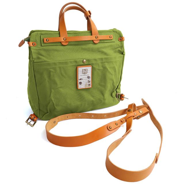 シーガルシップ 2Wayスクエア帆布×レザーバッグ smic061