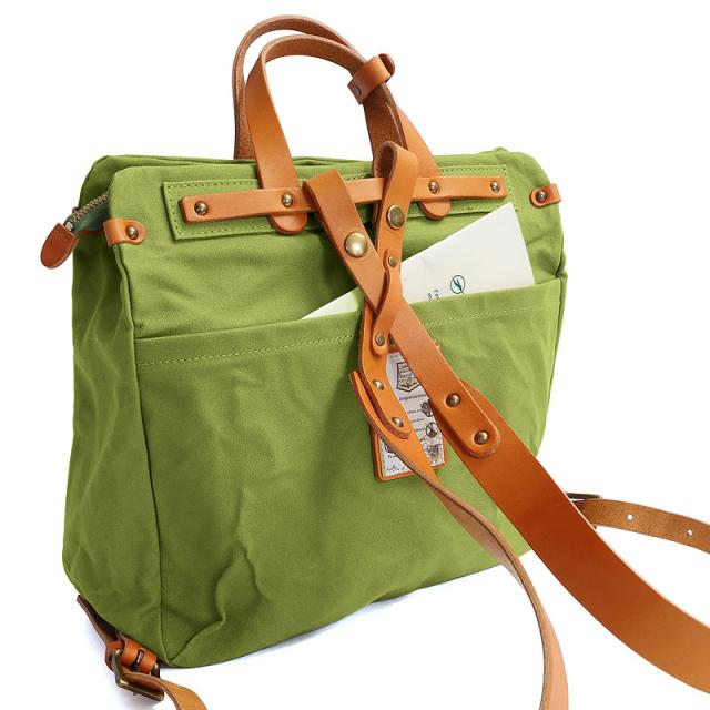 シーガルシップ 2Wayスクエア帆布×レザーバッグ smic061