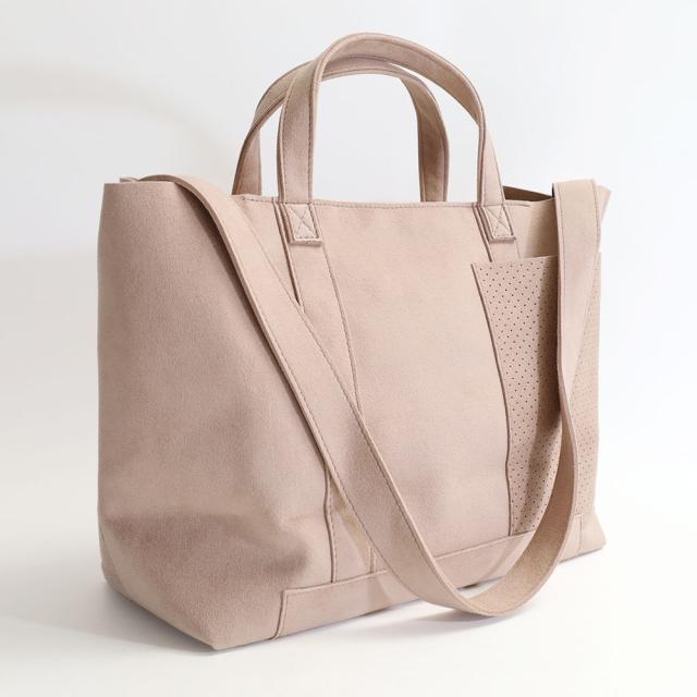 超軽量 洗える ウルトラスエード トートバッグ 2way ショルダーバッグ