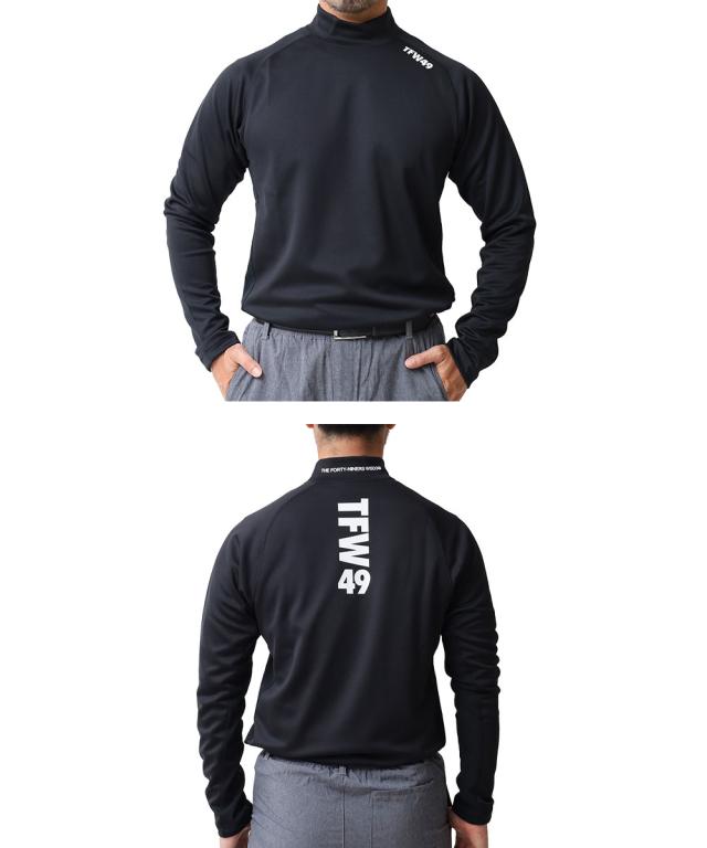 TFW49 GOLF LS SIDE MESH MOCK T　ゴルフ サイド メッシュ ロングスリーブ  t102320009 サムネ