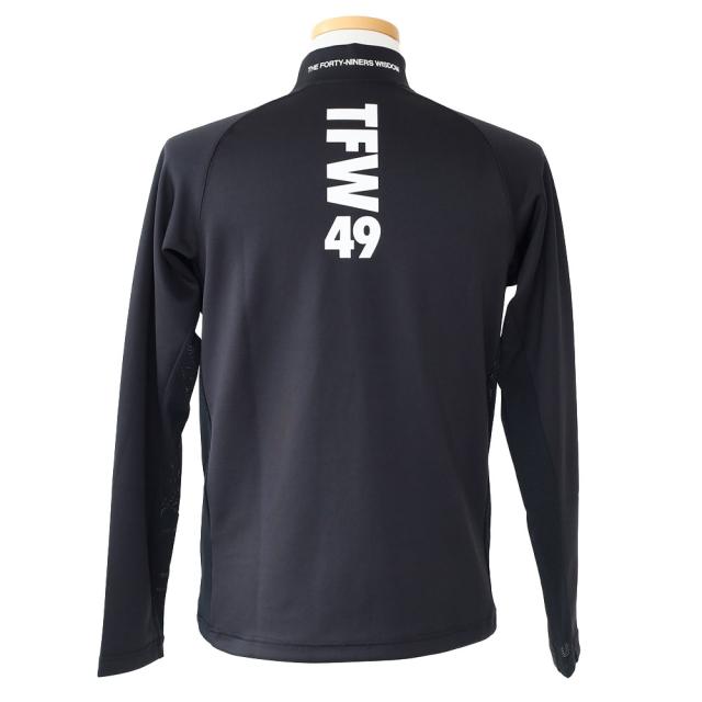 TFW49 GOLF LS SIDE MESH MOCK T　 