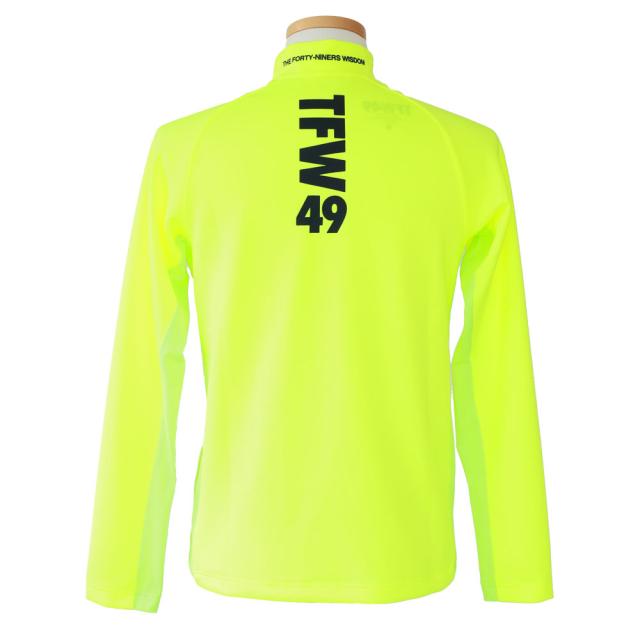 TFW49 GOLF LS SIDE MESH MOCK T