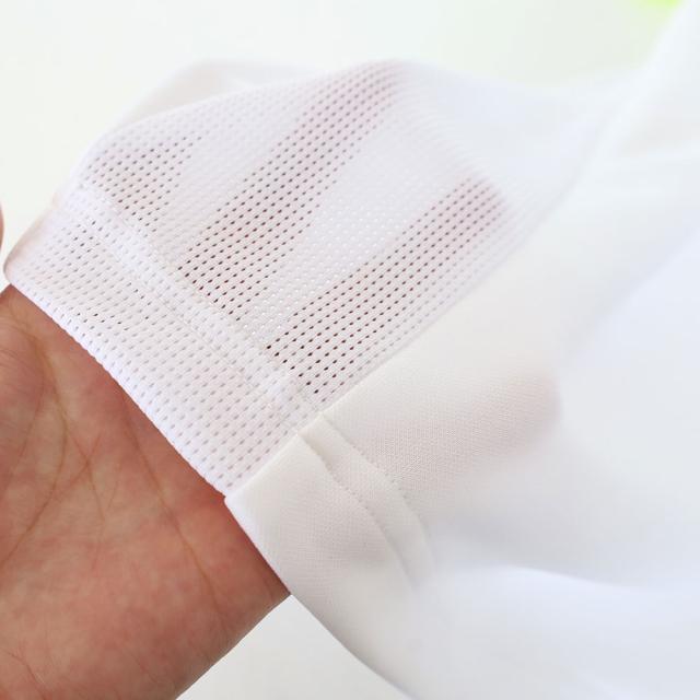 TFW49 GOLF LS SIDE MESH MOCK T