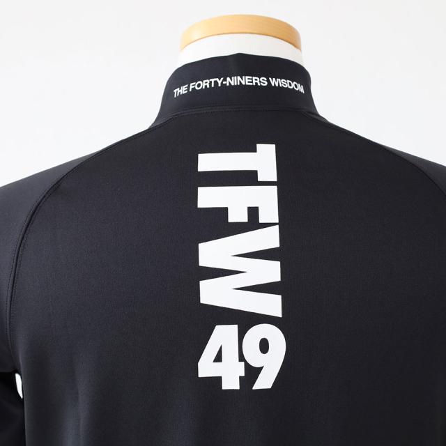 TFW49 GOLF LS SIDE MESH MOCK T