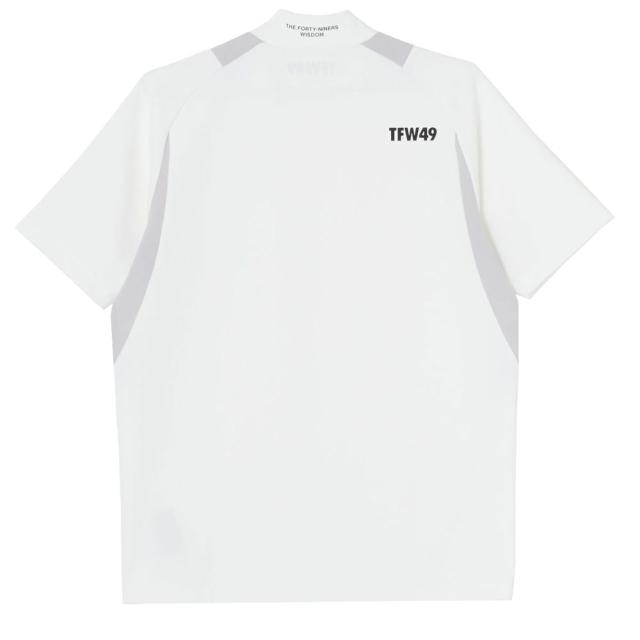 TFW49 SIDE MESH SHORT SLEEVE MOCKNECK 
