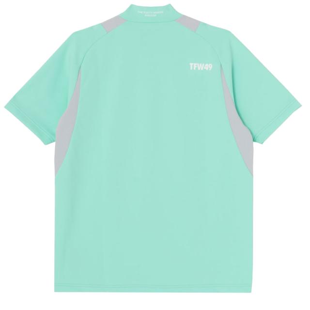TFW49 SIDE MESH SHORT SLEEVE MOCKNECK 