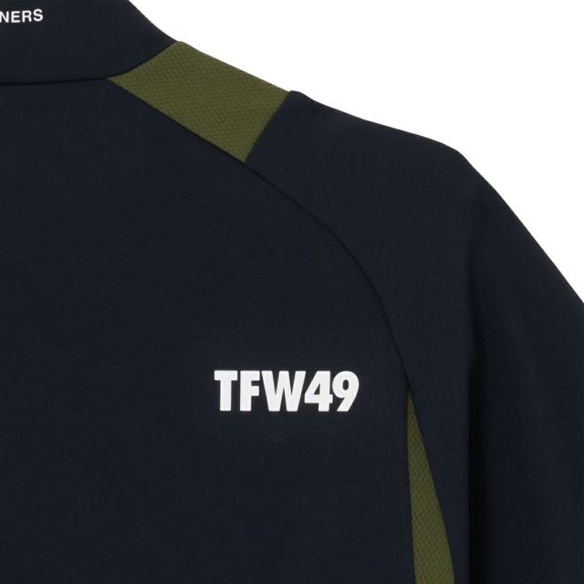 TFW49 SIDE MESH SHORT SLEEVE MOCKNECK t102510012