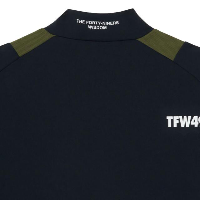 TFW49 SIDE MESH SHORT SLEEVE MOCKNECK t102510012