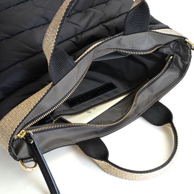 VIOLA d'ORO ヴィオラドーロ ナイロン キルティング 2wayトート v-2037