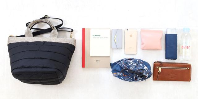 VIOLA d'ORO ヴィオラドーロ ナイロン キルティング 2wayトート v-2037