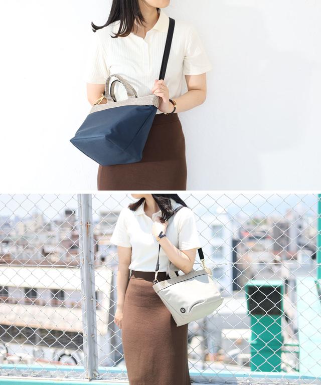 VIOLA d'ORO ヴィオラドーロ ナイロン キルティング 2wayトート v-2037 イメージ