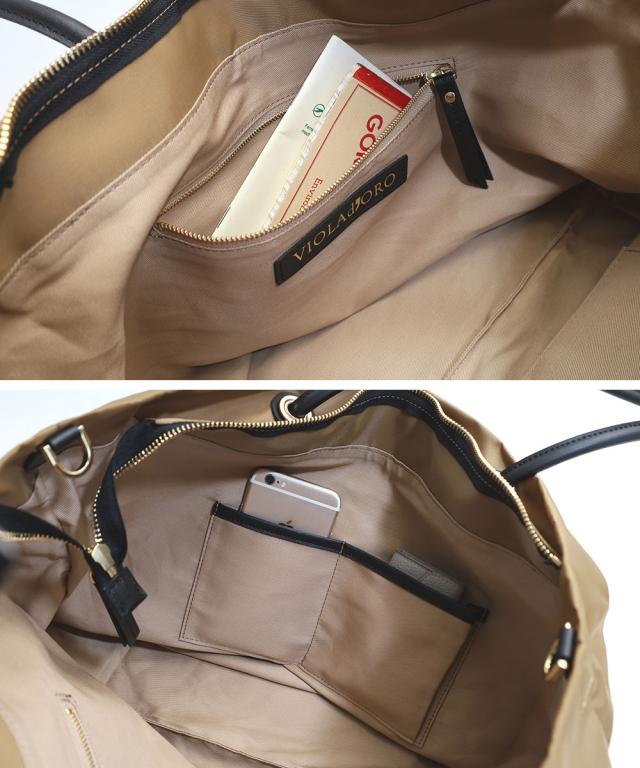 VIOLA d'ORO ヴィオラドーロ トートバッグ v-2204