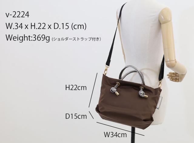 VIOLA d'ORO ヴィオラドーロ トートバッグ v-2224