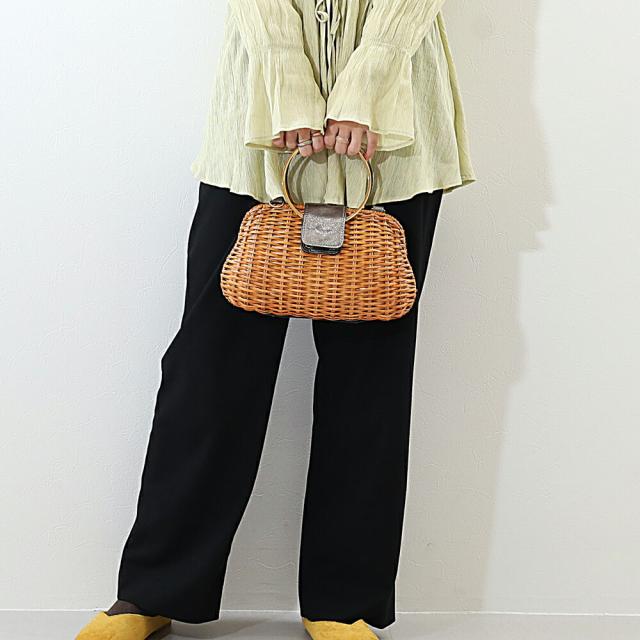 VIOLA d'ORO ヴィオラドーロ かごバッグ v-8130