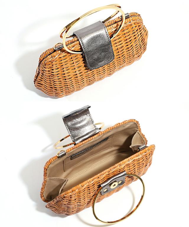 VIOLA d'ORO ヴィオラドーロ かごバッグ v-8130