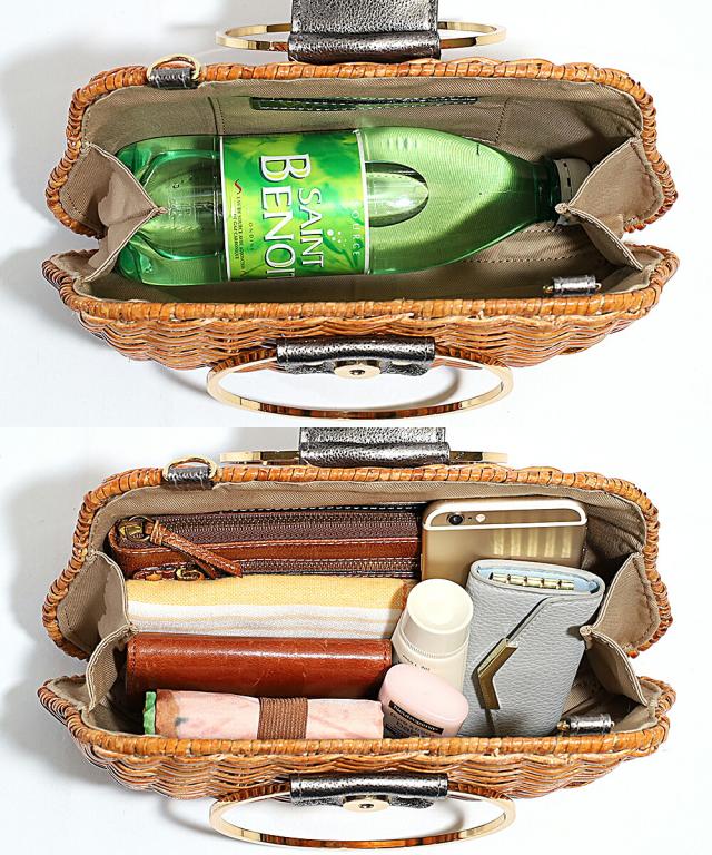 VIOLA d'ORO ヴィオラドーロ かごバッグ v-8130