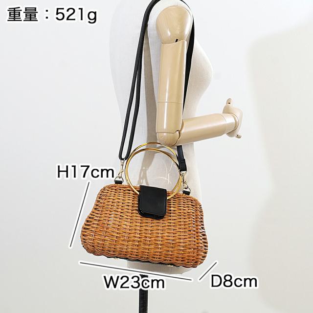 VIOLA d'ORO ヴィオラドーロ かごバッグ v-8130