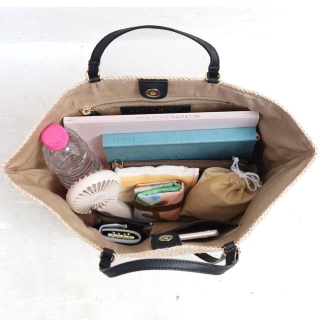 VIOLA d'ORO ヴィオラドーロ トートバッグ v-8481