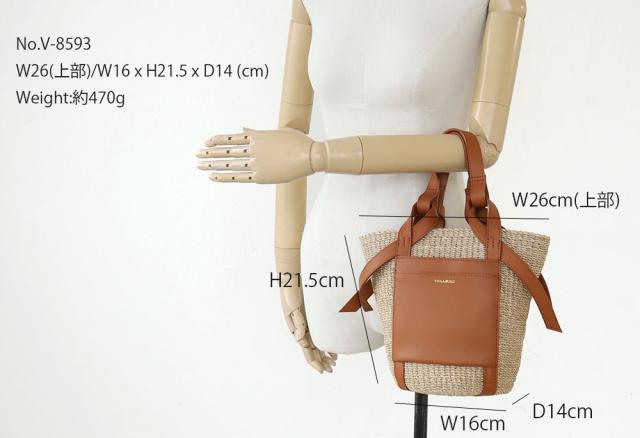 VIOLA d'ORO ヴィオラドーロ トートバッグ v-8593