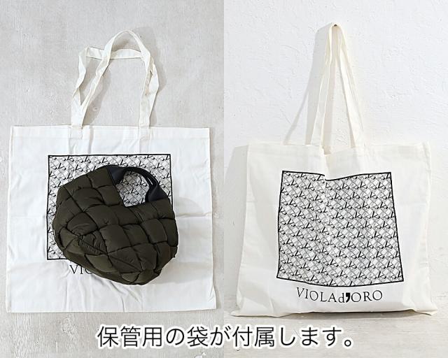 VIOLA d'ORO ELMO ヴィオラドーロ エルモ ボンディングナイロンメッシュトート v-8663