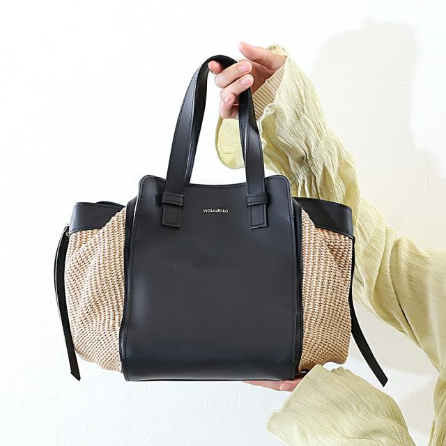 VIOLA d'ORO ヴィオラドーロ かごバッグ v-8868