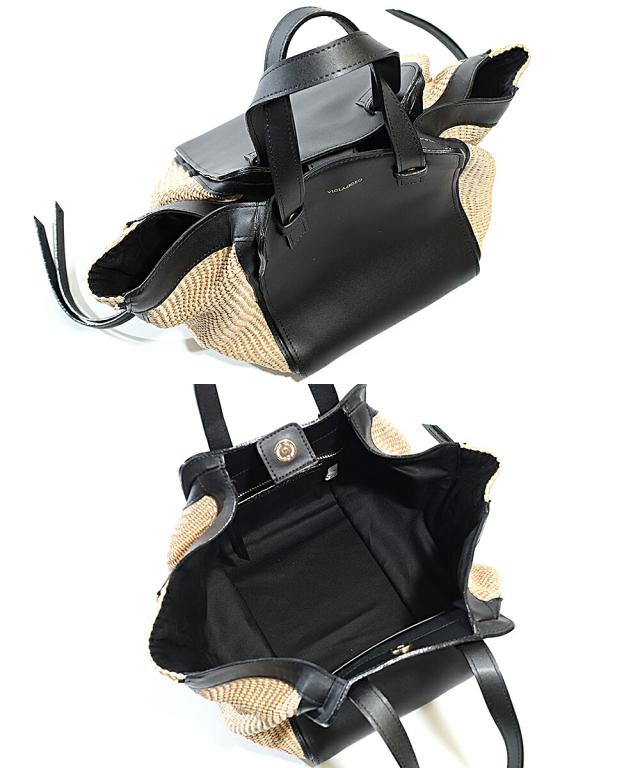 VIOLA d'ORO ヴィオラドーロ かごバッグ v-8868