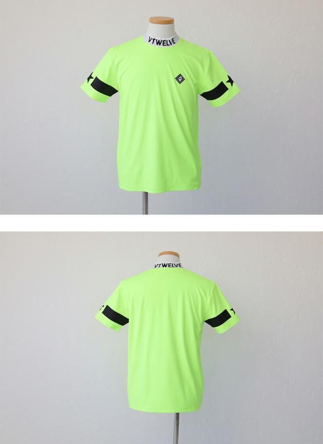 V12 JACQUARD LOGO MOCK ゴルフ メンズ インナーモックネック 吸水速乾 V122310-MK14 イメージ