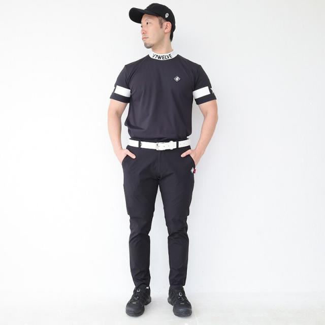 V12 JACQUARD LOGO MOCK ゴルフ メンズ インナーモックネック 吸水速乾 V122310-MK14 イメージ