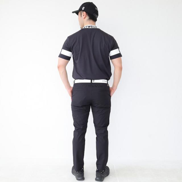 V12 JACQUARD LOGO MOCK ゴルフ メンズ インナーモックネック 吸水速乾 V122310-MK14 イメージ