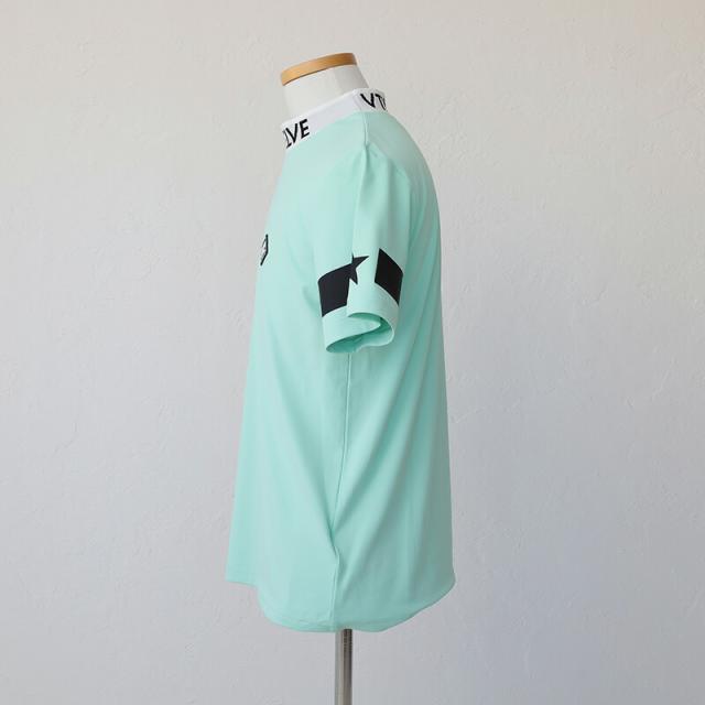 V12 JACQUARD LOGO MOCK ゴルフ メンズ インナーモックネック 吸水速乾 V122310-MK14 イメージ