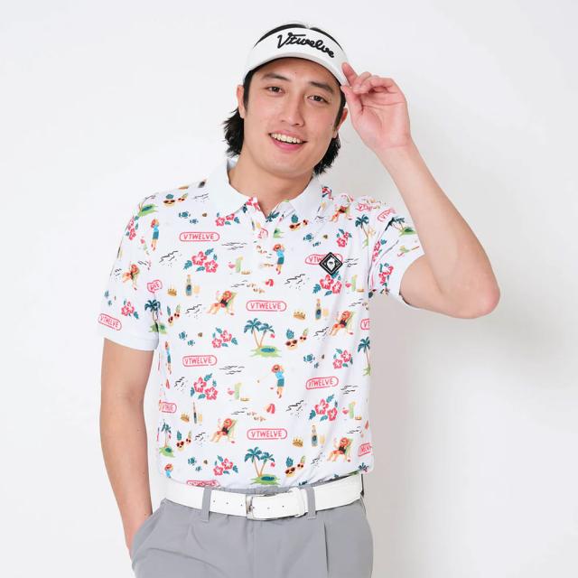 V12 ブィトゥエルブ ポロシャツ v122411-pl18