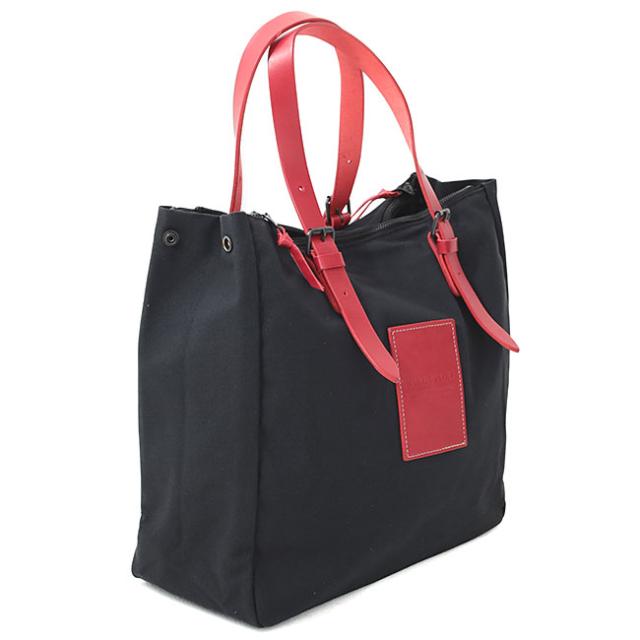 バギーポート ブラック帆布　トートバッグ ynm410