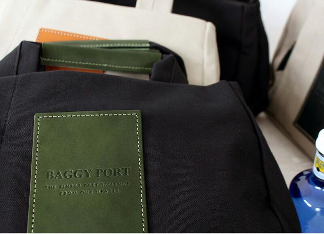 バギーポート ブラック帆布　トートバッグ ynm410