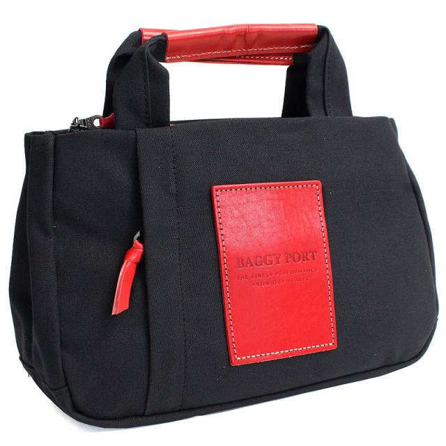 バギーポート ブラック帆布　トートバッグ ynm410