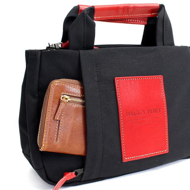 バギーポート ブラック帆布　トートバッグ ynm410