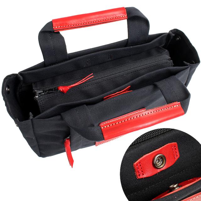 バギーポート ブラック帆布　トートバッグ ynm410