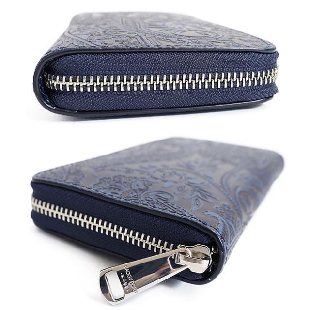 バギーポート 藍染め ペイズリー型押し 長財布 zys197