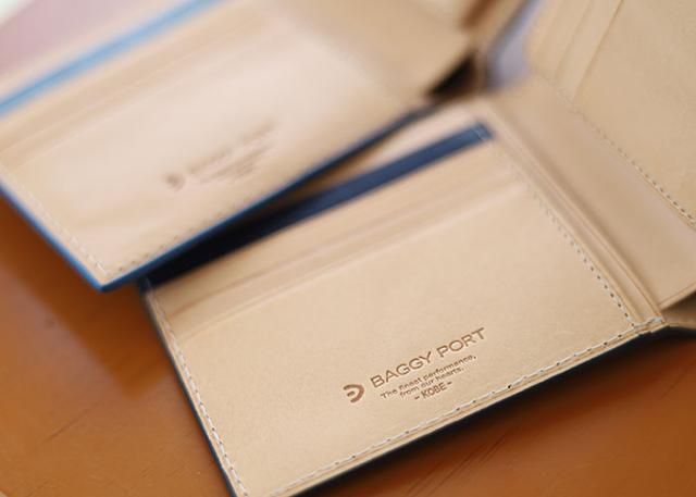 バギーポート 藍染め ペイズリー型押し 札入れ zys198