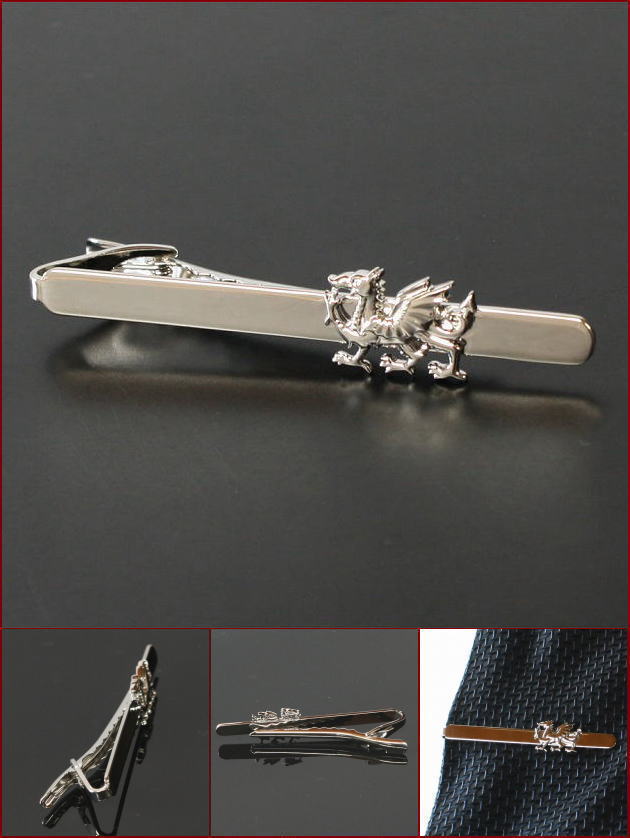 ドラゴン カフス、タイピンセット【カフスボタン・タイバー】 ギフト