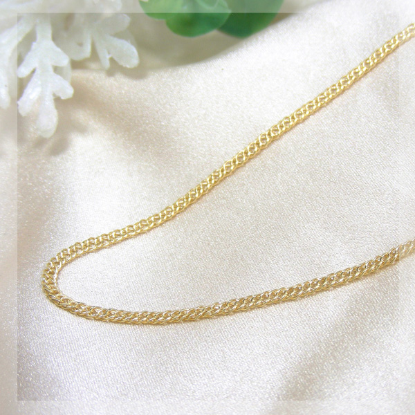 【日本製】 18金 K18 18k ゴールド キヘイ 喜平 チェーン 幅2.35mm 45cm デザインチェーン ネックレス