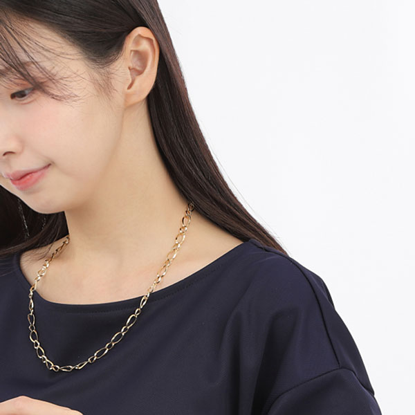 K18 ルビドチェーン 50cm 18k 18金 イエロー ゴールド ルビド チェーン 鎖 幅6.5mm デザインチェーン ネックレス 楽わ