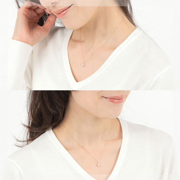 エチオピア産 オパール ネックレス K10YG ドロップ