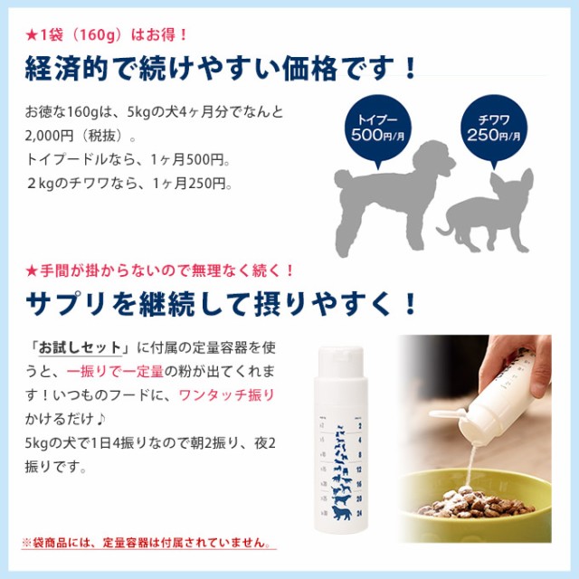 メルカリ便無料♡新品 ニッピ犬用コラーゲン あしたも走ろっ。 160g 2点