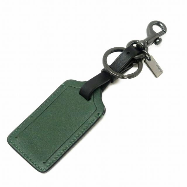 輝く高品質な ラゲッジタグ キーホルダー メンズ キーリング Coach コーチ レザー 人気 ブランド ネコポス 1274qbr46 ファッション小物 Tomi0730 Com