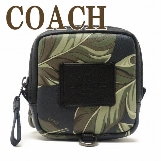 現金特価 コーチ Coach ポーチ メンズ 小物入れ カラビナ ベルトループ ラウンドファスナー ナチュラル 葉 リーフ ボタニカル 1315qbb0f ネコポ おしゃれ人気 Arnabmobility Com