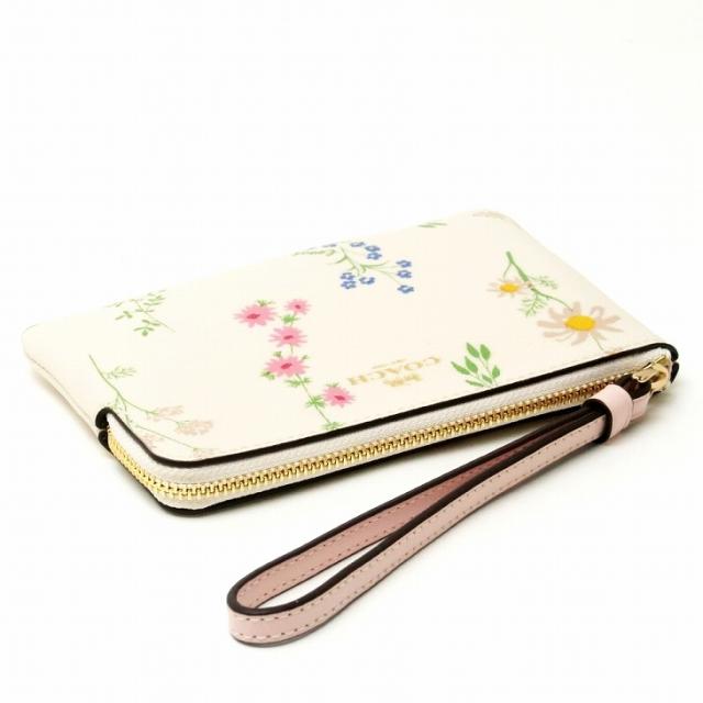 新作　COACH　リストレット　ポーチ　正規品　新品　花柄 COACH♥蝶々 花柄 携帯いれ リストレット ポーチ 小物入れ