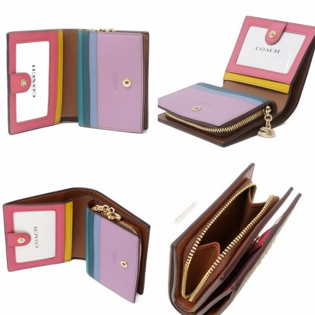 コーチ COACH 財布 レディース 二つ折り財布 レザー