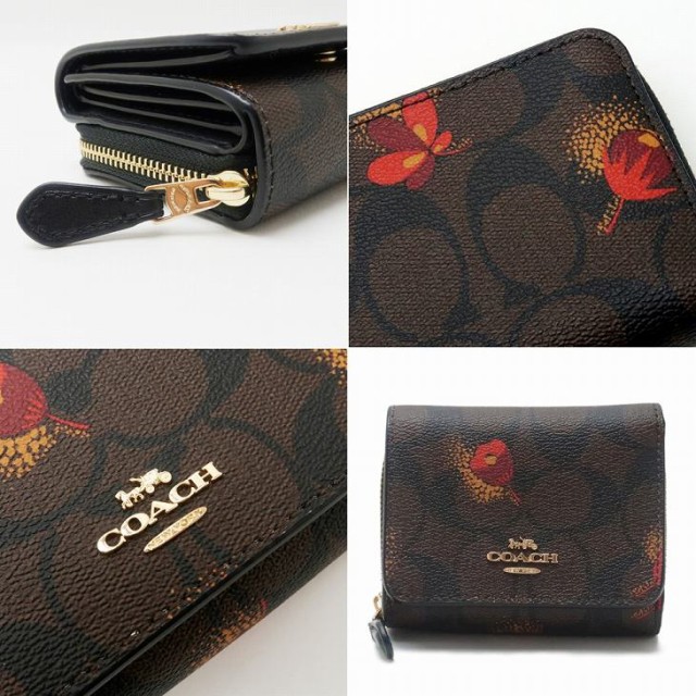 コーチ COACH 財布 三つ折り 折財布 ミニ レディース